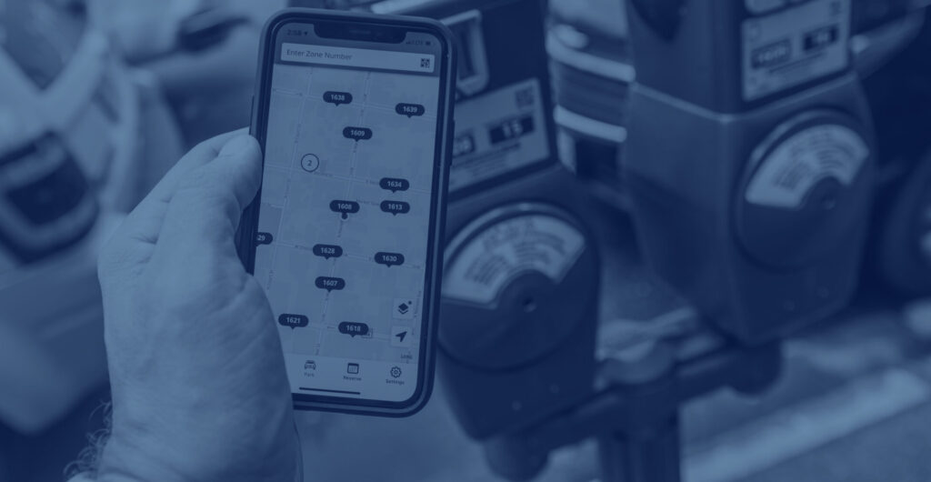 ParkMobile - Phone - blue